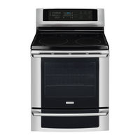 Electrolux EI30EF55GB - 30-in Electric Range Use And Care Manual