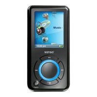 SanDisk E270 - Sansa 6 GB Digital Player User Manual