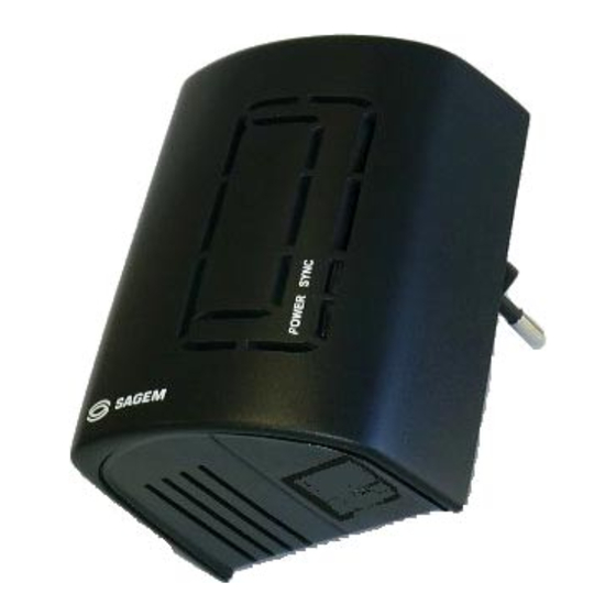 Sagem TURBO PLUG User Manual