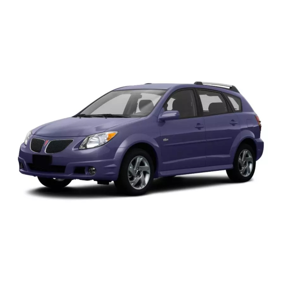 Pontiac 2008 Vibe Getting To Know Manual