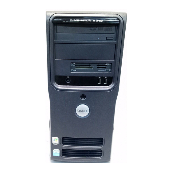 Dell Dimension 3100 Installation Instructions
