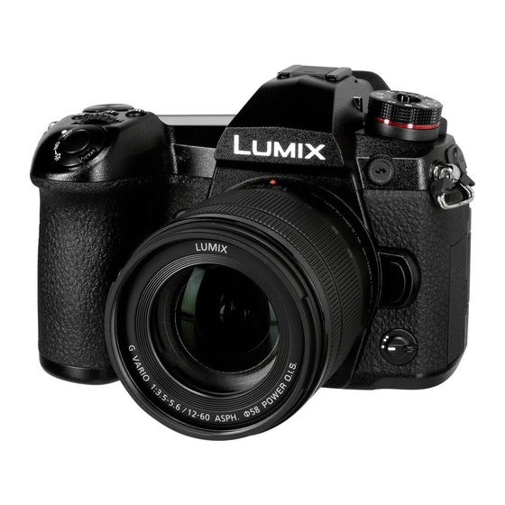 Panasonic Lumix DC-G9 Basic Operating Instructions Manual