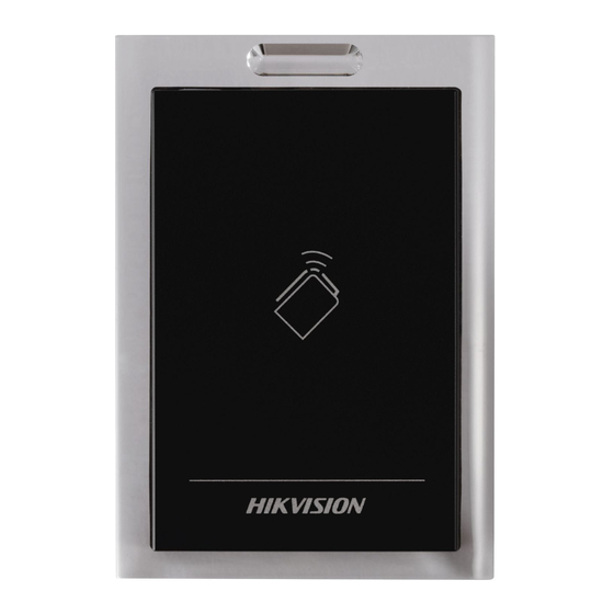 HIKVISION DS-K1100M Series Manual