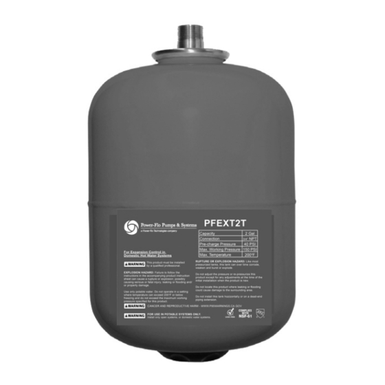 Power-flo PFEXT Quick Start Manual