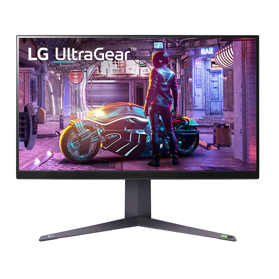 LG UltraGear 32GQ850 User Manual