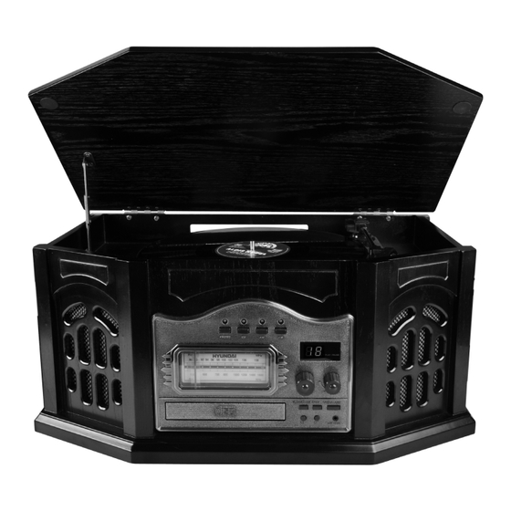 Hyundai RTCC 770 SU Retro CD Player Manuals