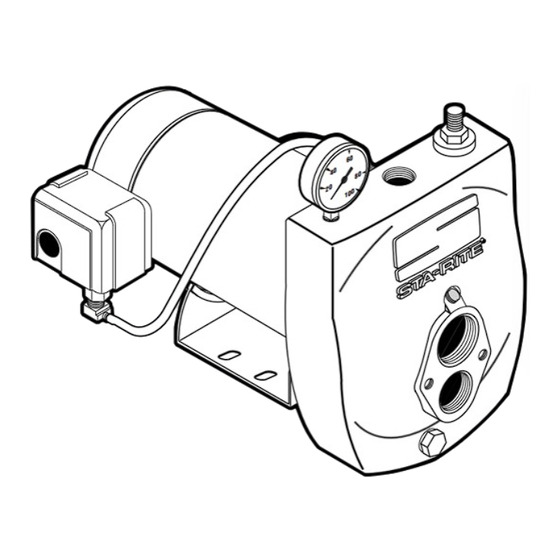 Pentair STA-RITE SL Series Installation, Operation & Parts