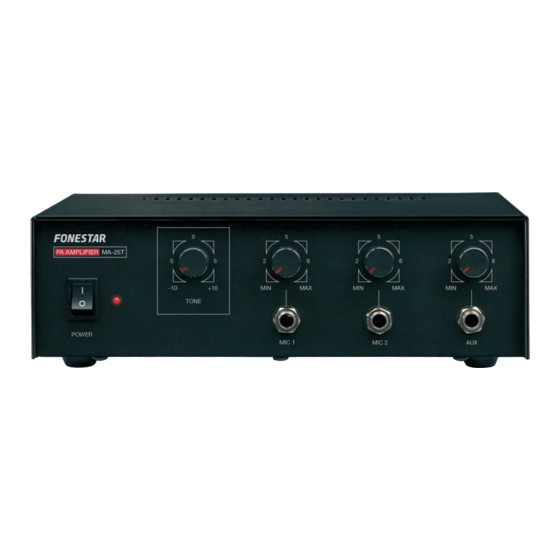 FONESTAR MA-25T Instruction Manual