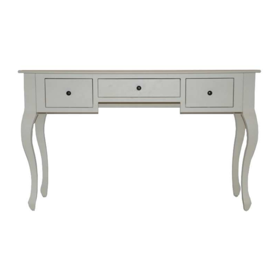 Laura Ashley Rosalind Dressing Table Quick Assembly Instructions