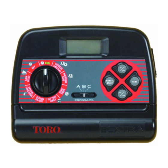 Toro 53765 - Outdoor Ecxtra Sprinkler Timer Manuals