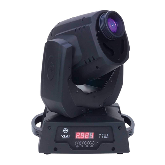 American DJ Vizi LED Spot User Instructions