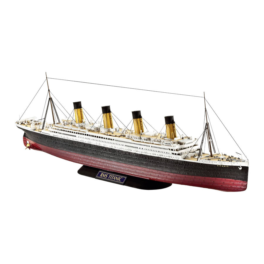 REVELL RMS Titanic Manuals