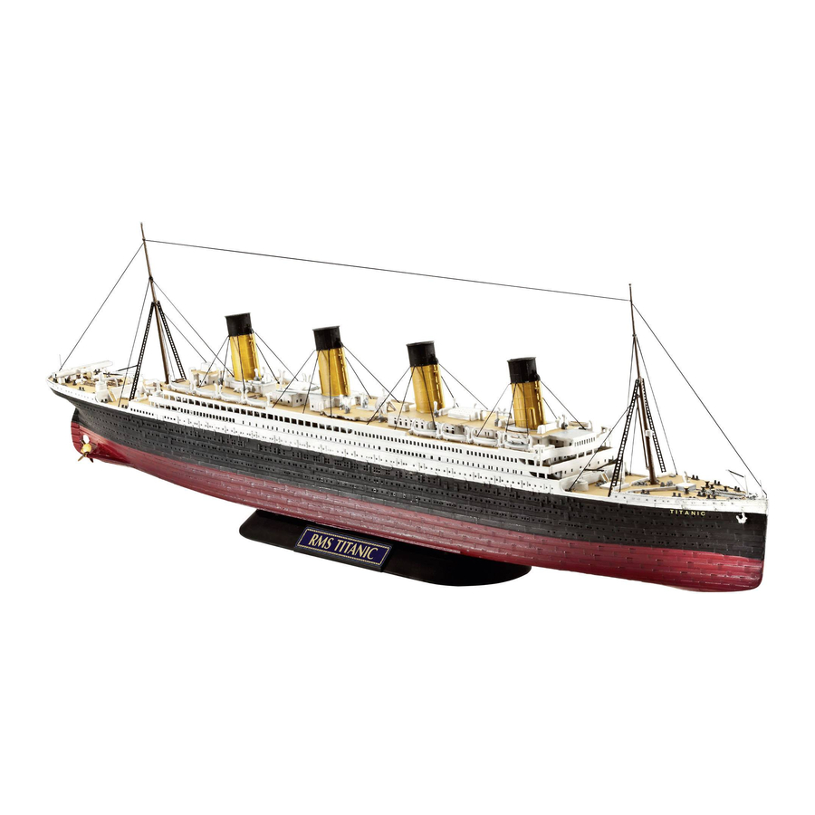 REVELL RMS Titanic Assembly Manual