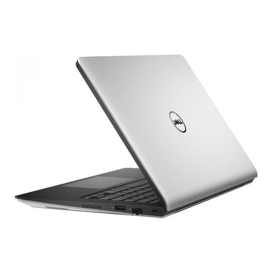 Dell Inspiron 3138 Quick Start Manual