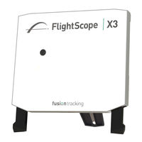 FlightScope X3 User Manual