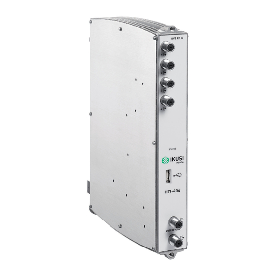 IKUSI HTI-404 Network Interface Manual
