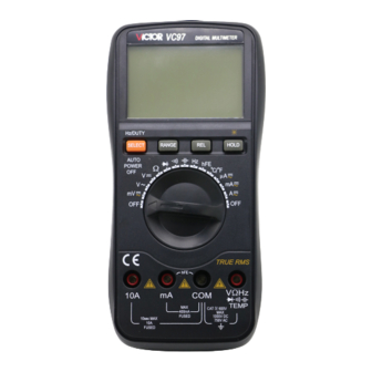 Victor VC97 Instruction Manual