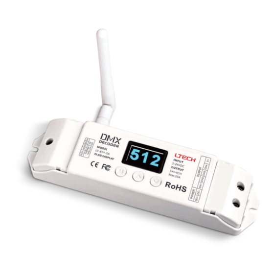 Ltech LT-874-5A Manual