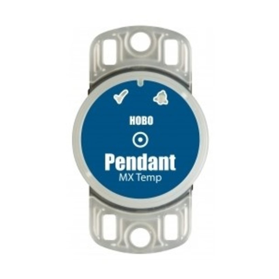 Onset HOBO Pendant MX Temp Manual