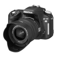 Pentax K110D - Digital Camera SLR Operating Manual