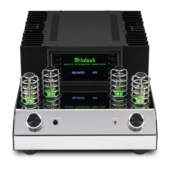 McIntosh MA252 Owner's Manual