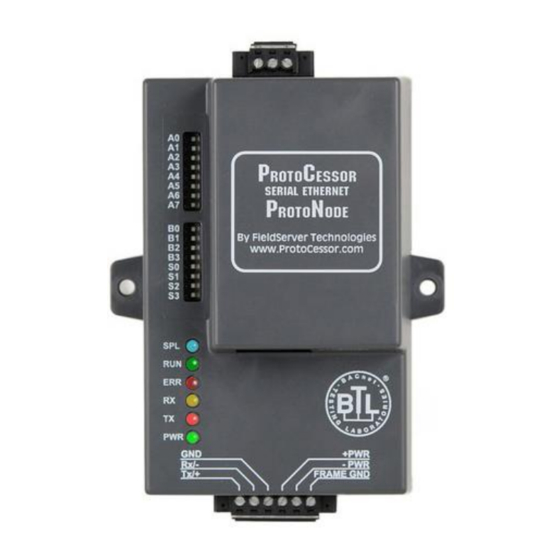 Cooper ProtoNode FPC-N34 Startup Manual