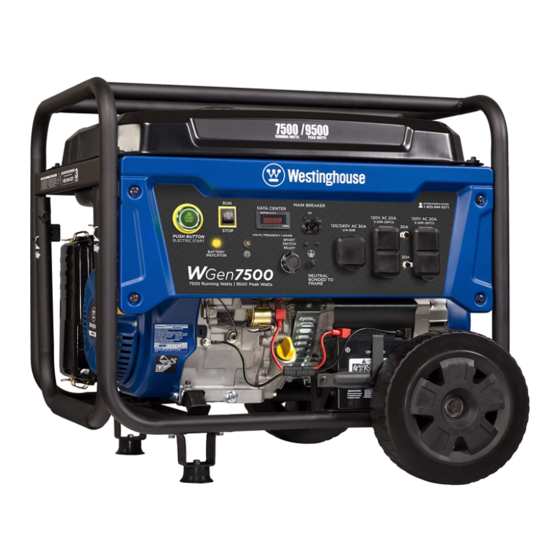 Westinghouse WGen Quick Start Manual