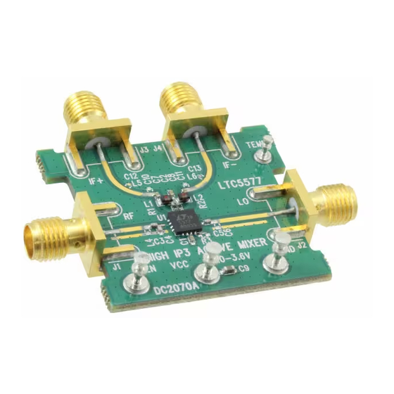 Analog Devices LINEAR TECHNOLOGY LTC5577 Manual