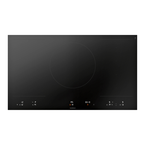 Gaggenau VI492105 User Manual And Installation Instructions