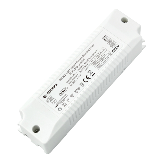 EUCHIPS EUP12AD-1HMC-0 Quick Start Manual