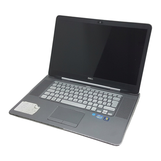 Dell XPS 15z Setup Manual
