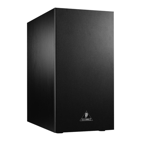 Behringer Truth B2092A Technical Specifications