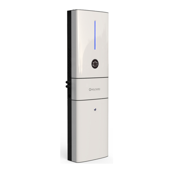 User Manuals: Soltaro All-In-One ESS Battery Storage