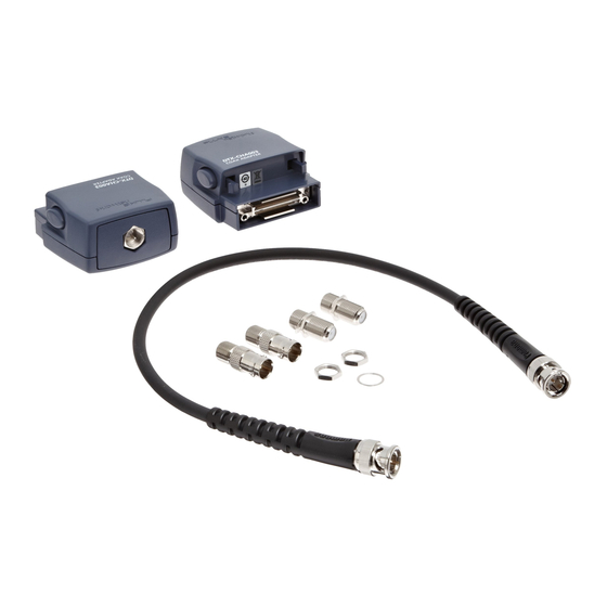 Fluke DTX-COAX Getting Started Manual