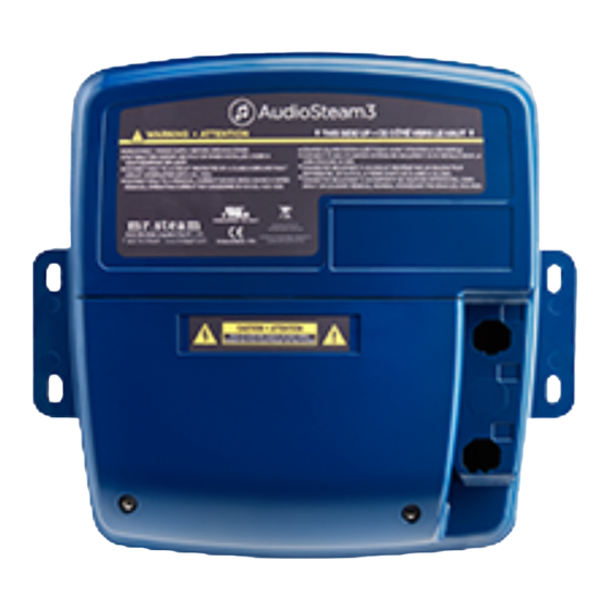 mr. steam AudioSteam Installation, Operation And Maintenance Manual