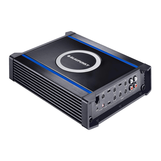 Blaupunkt GTA 270 DSP Installation / Connection