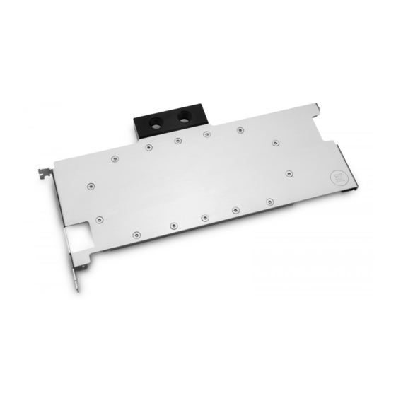 ekwb EK-Pro GPU WB RTX 6000 – Ni + Inox Installation Manual