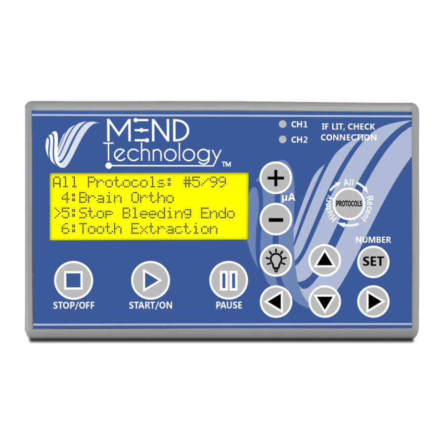 MEND Technology Wellness User Manual