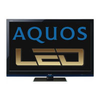 Sharp AQUOS LC-32LE705 Operation Manual