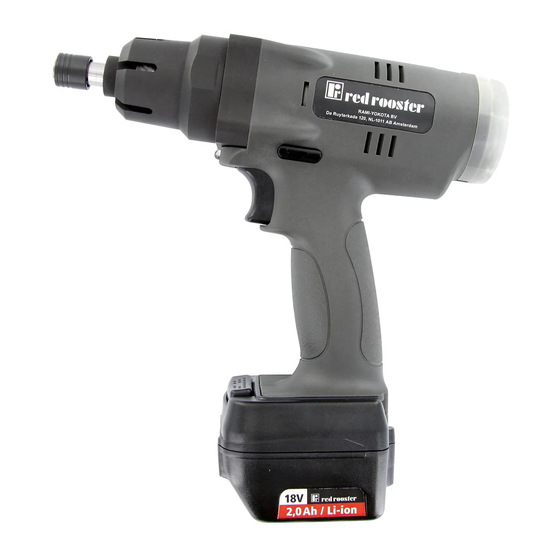 User Manuals: RED ROOSTER RRI-BIM15AT Impulse Wrench