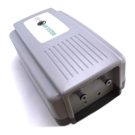 Rem Air System 2 Valve, 2 Wireless Remotes Replacement Pump Instruction Manual