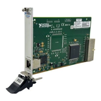 National Instruments NI PXI-8231 Getting Started