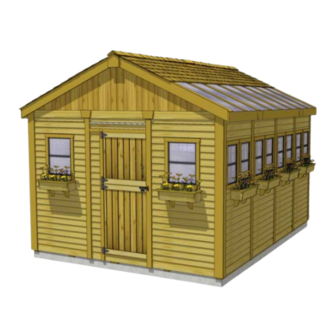 OLT SunShed SSGS1216-FJ-Cedar Assembly Manual