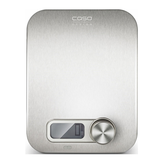 CASO DESIGN Kitchen Energy Operation Manual
