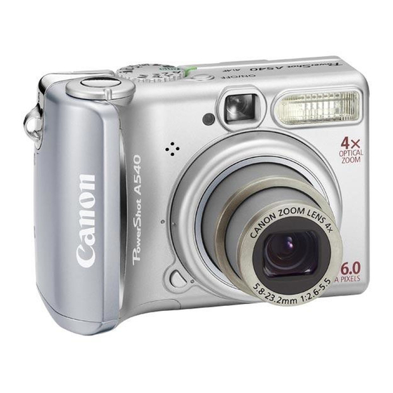 Canon PowerShot A540 Manuals