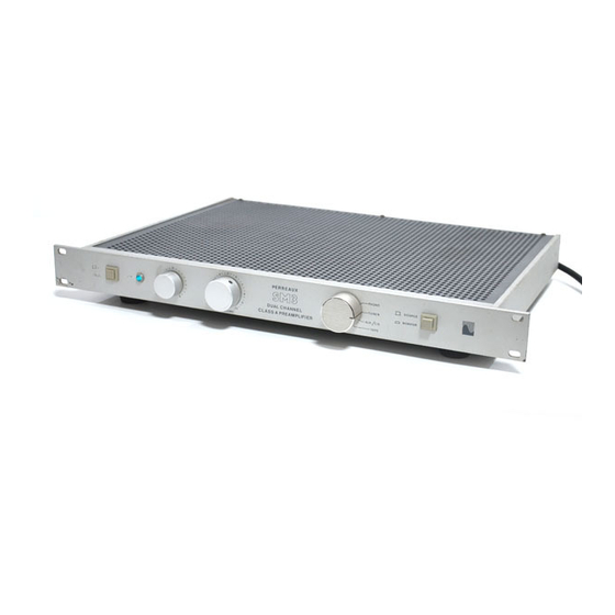 Perreaux SM3 Manual