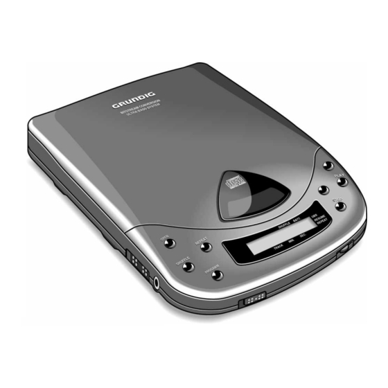 Grundig CDP 75 User Manual