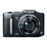 Canon PowerShot SX160 IS Getting Started