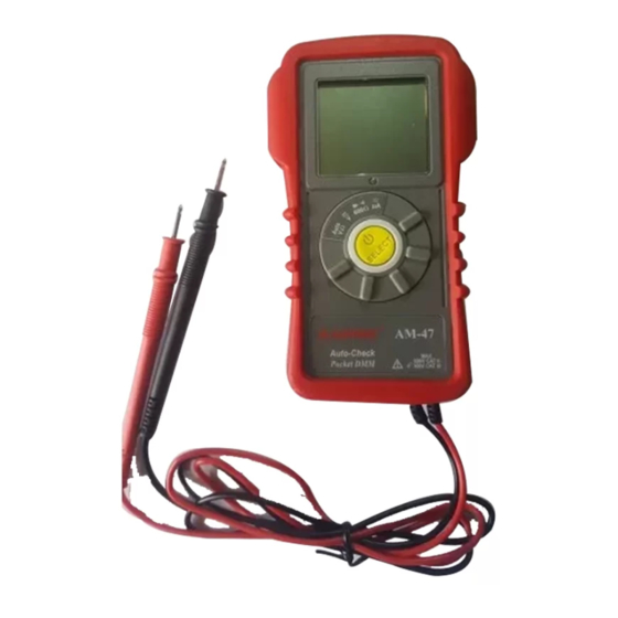 Amprobe AM-42 Digital Multimeter Manuals