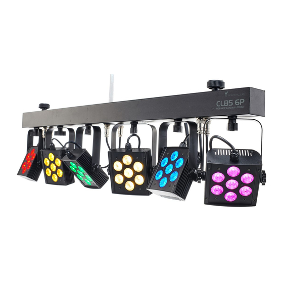 thomann Stairville CLB5 6P RGB WW Compact LED Bar User Manual